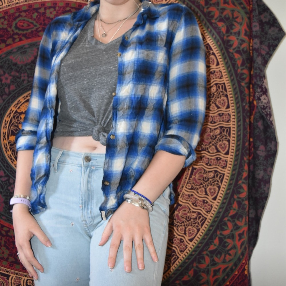 American Eagle Soft Boyfriend Fit Flannel